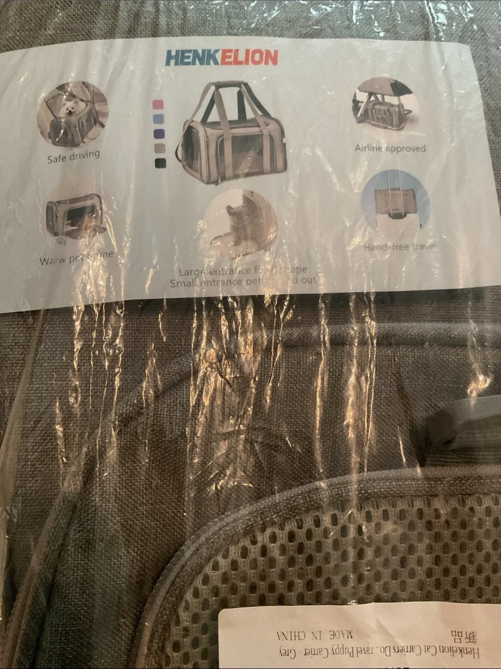 Henkelion TSA Approved Pet Carrier and Tomkas Puppy Carrier